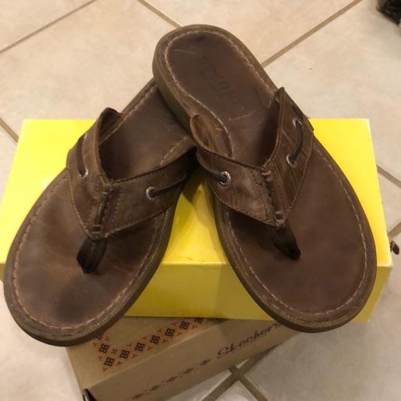 Sperry Shoes Mens Leather Sperry Sandal Sz 8 Or Wm Poshmark